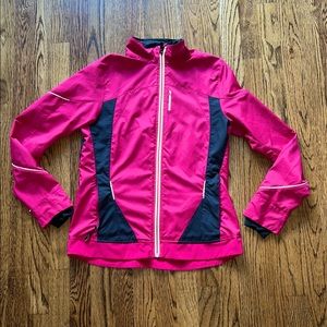 Brooks magenta running jacket